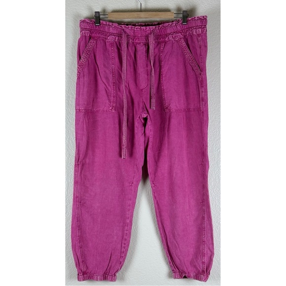 Anthropologie Women's Rhys Utility Jogger Pink, size XL - Picture 2 of 8